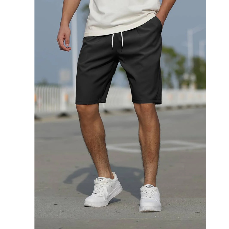 Herren Sommer Slim Fit Kordelzug Shorts