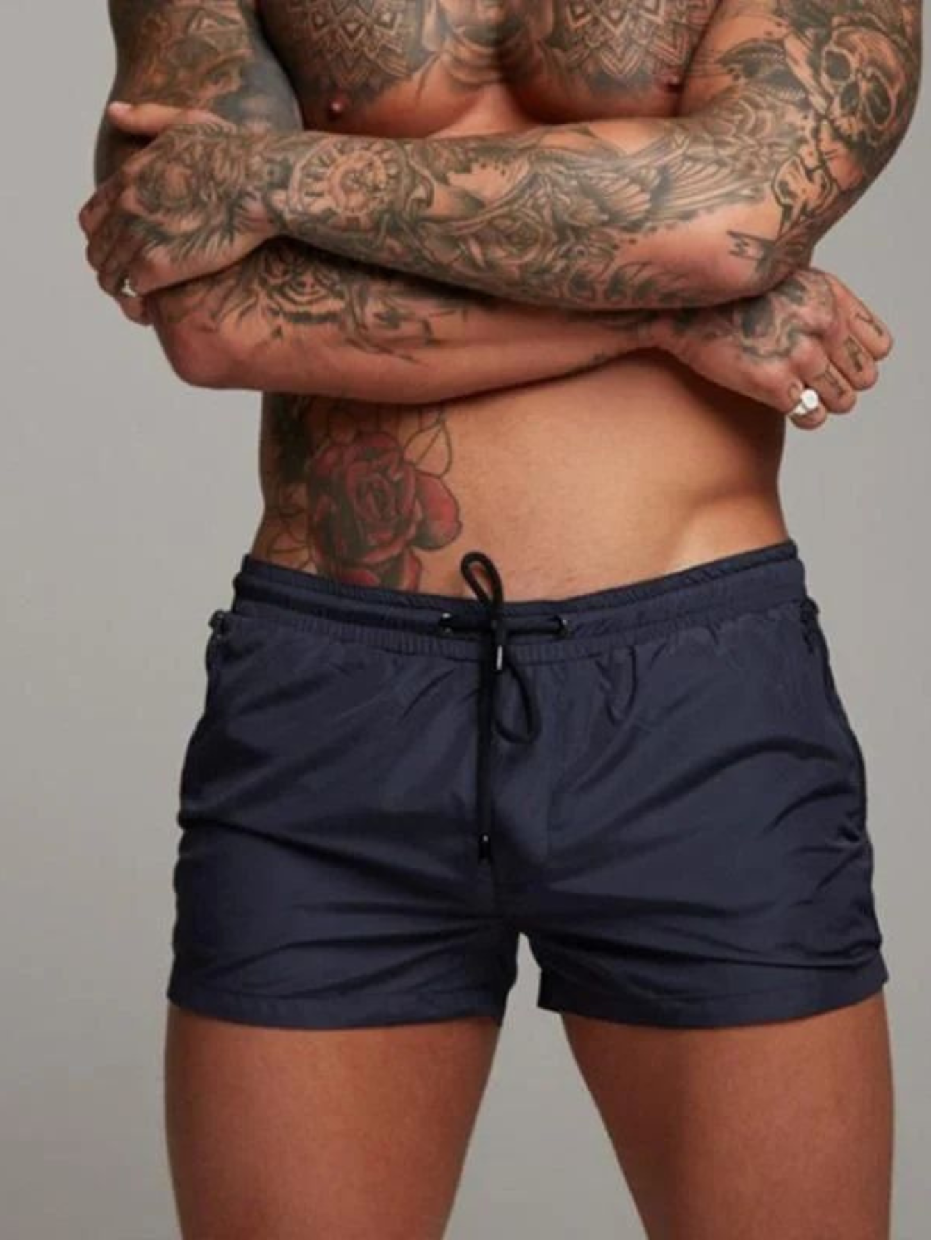 Herren Lässiger Kurzer Sommer Badehose
