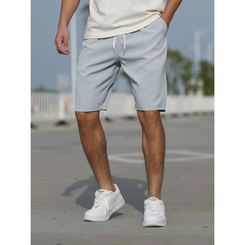 Herren Sommer Slim Fit Kordelzug Shorts