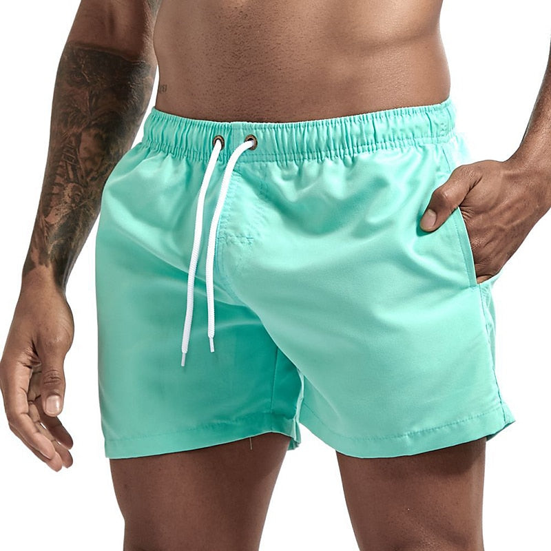 Herren Schnelltrocknender Slim Fit Sommer Badehose