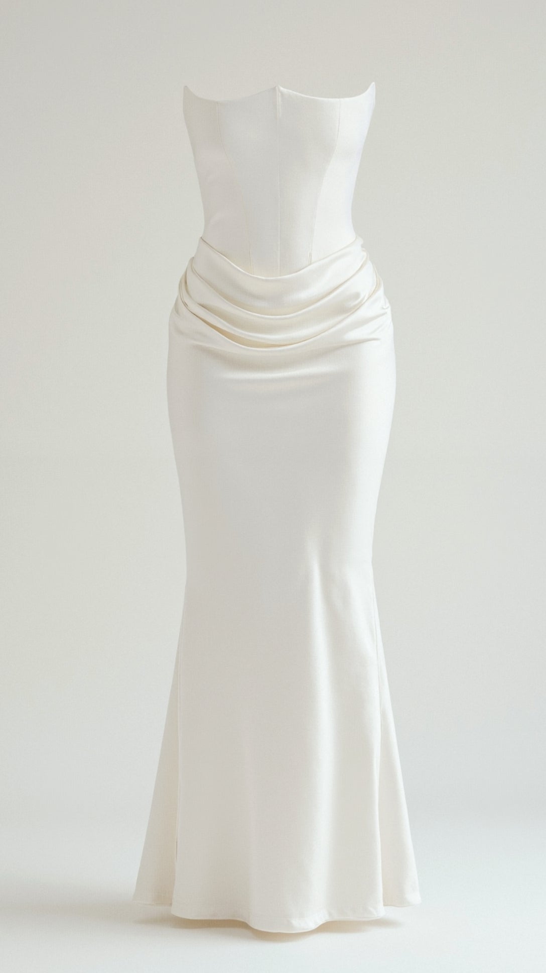 Damen Festliches Korsett Maxi Hochzeitsgastkleid