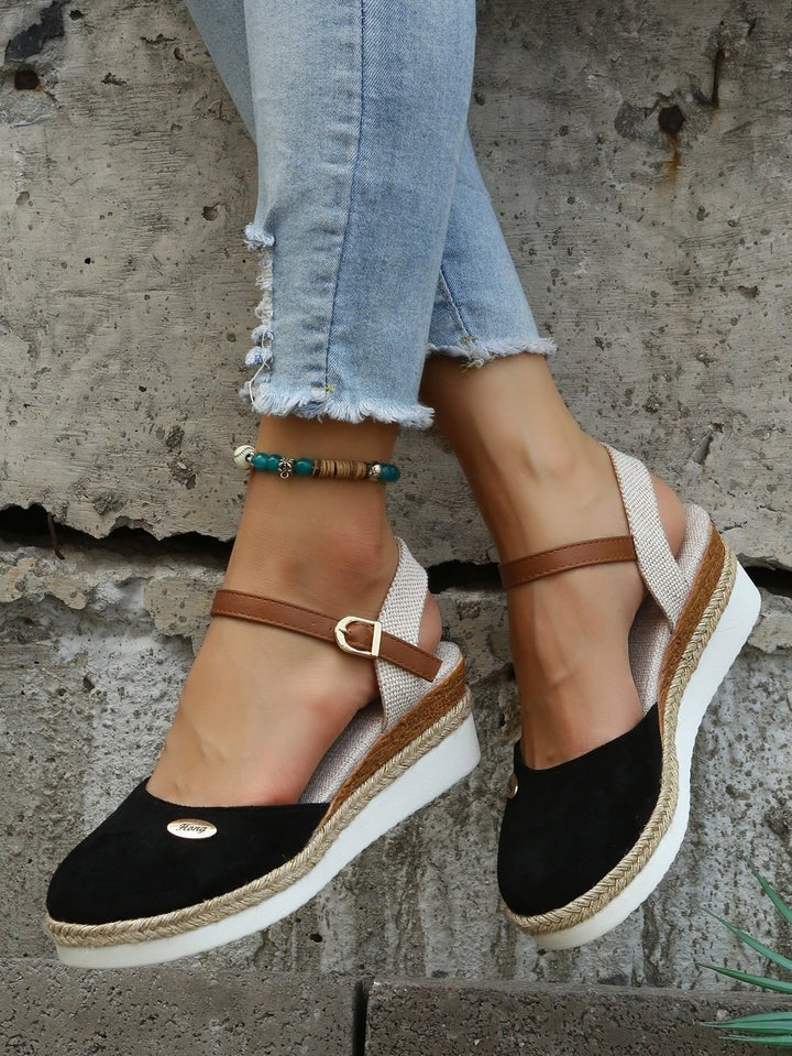 Damen Elegant Orthopädische Wedge Sandalen
