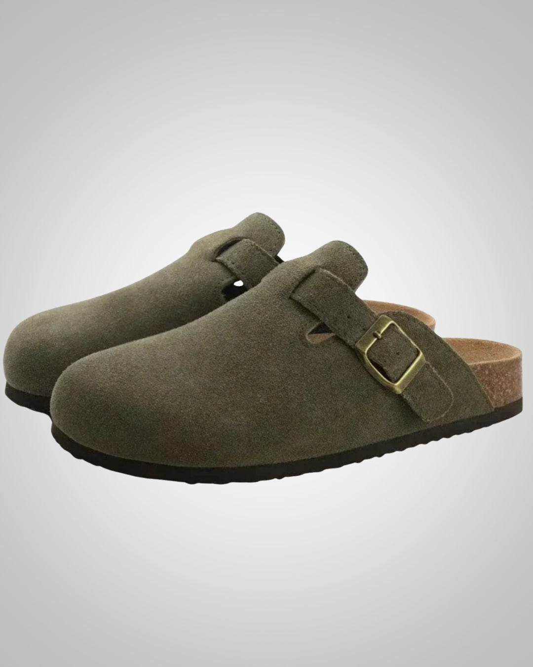 Herren Lässig Schnalle Slip-On Mules Sandalen