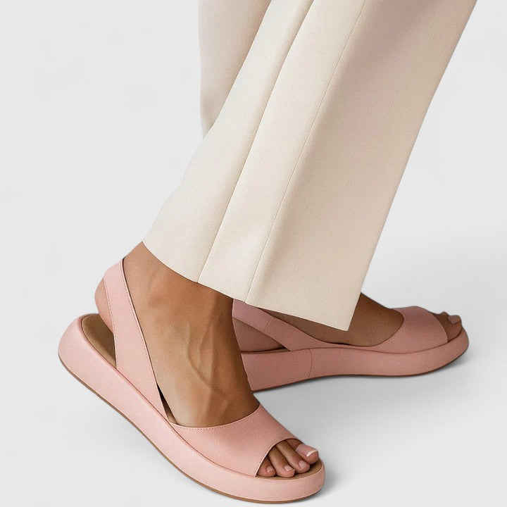 Damen Sommer Orthopädische Plateau Sandalen