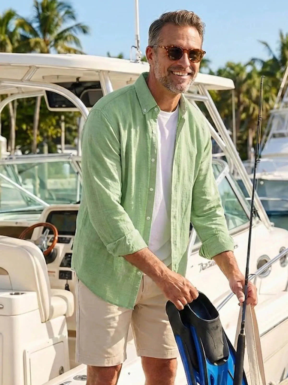 Herren Button-Down Langarmhemd | Zeitlos und komfortabel