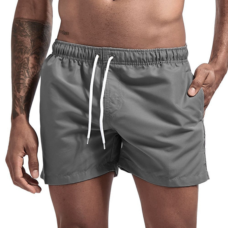 Herren Schnelltrocknender Slim Fit Sommer Badehose