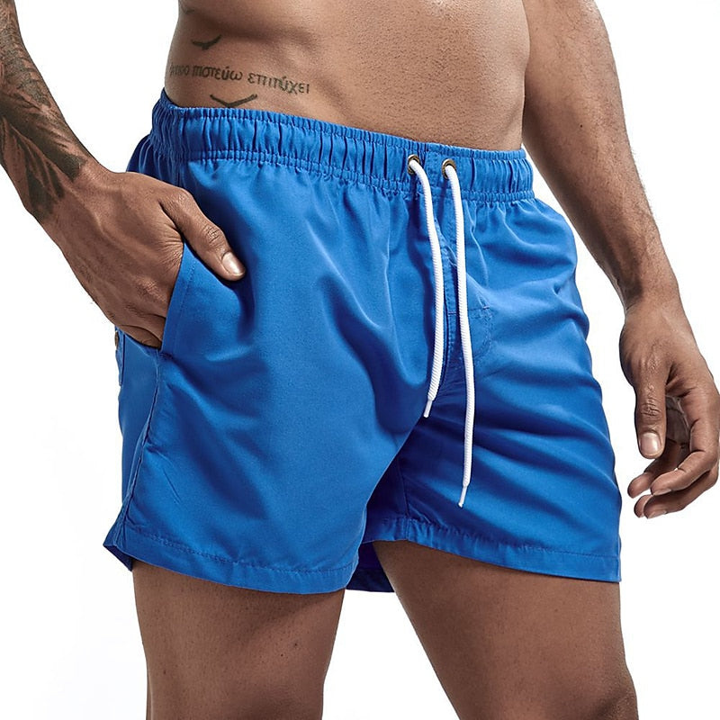 Herren Schnelltrocknender Slim Fit Sommer Badehose