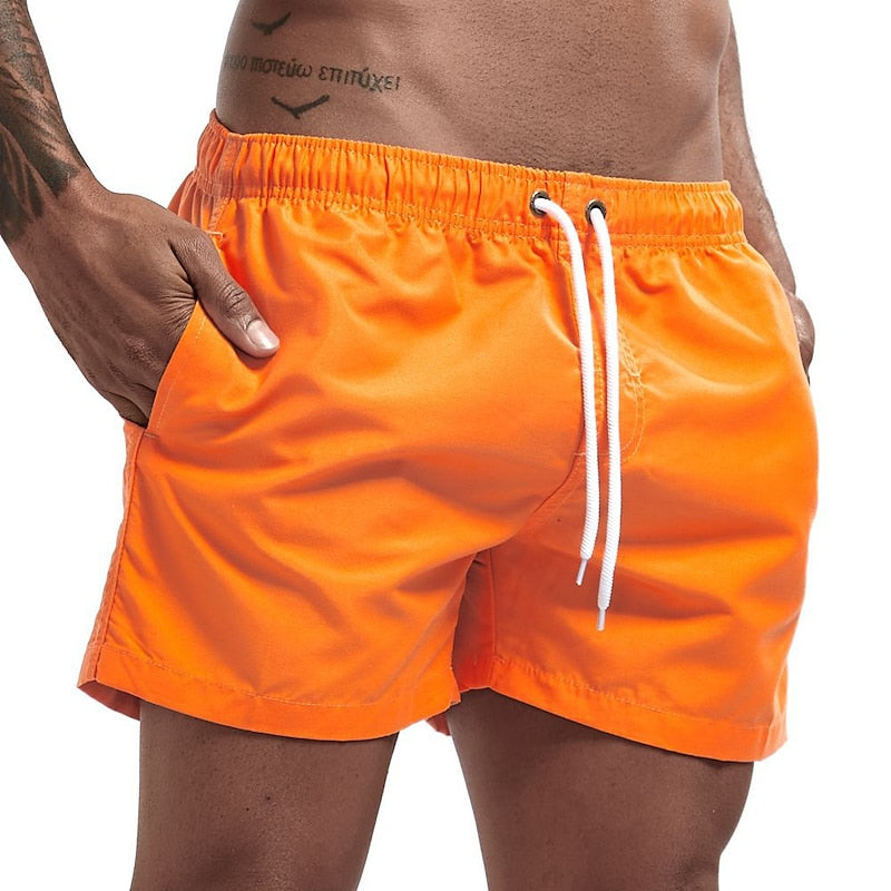 Herren Schnelltrocknender Slim Fit Sommer Badehose