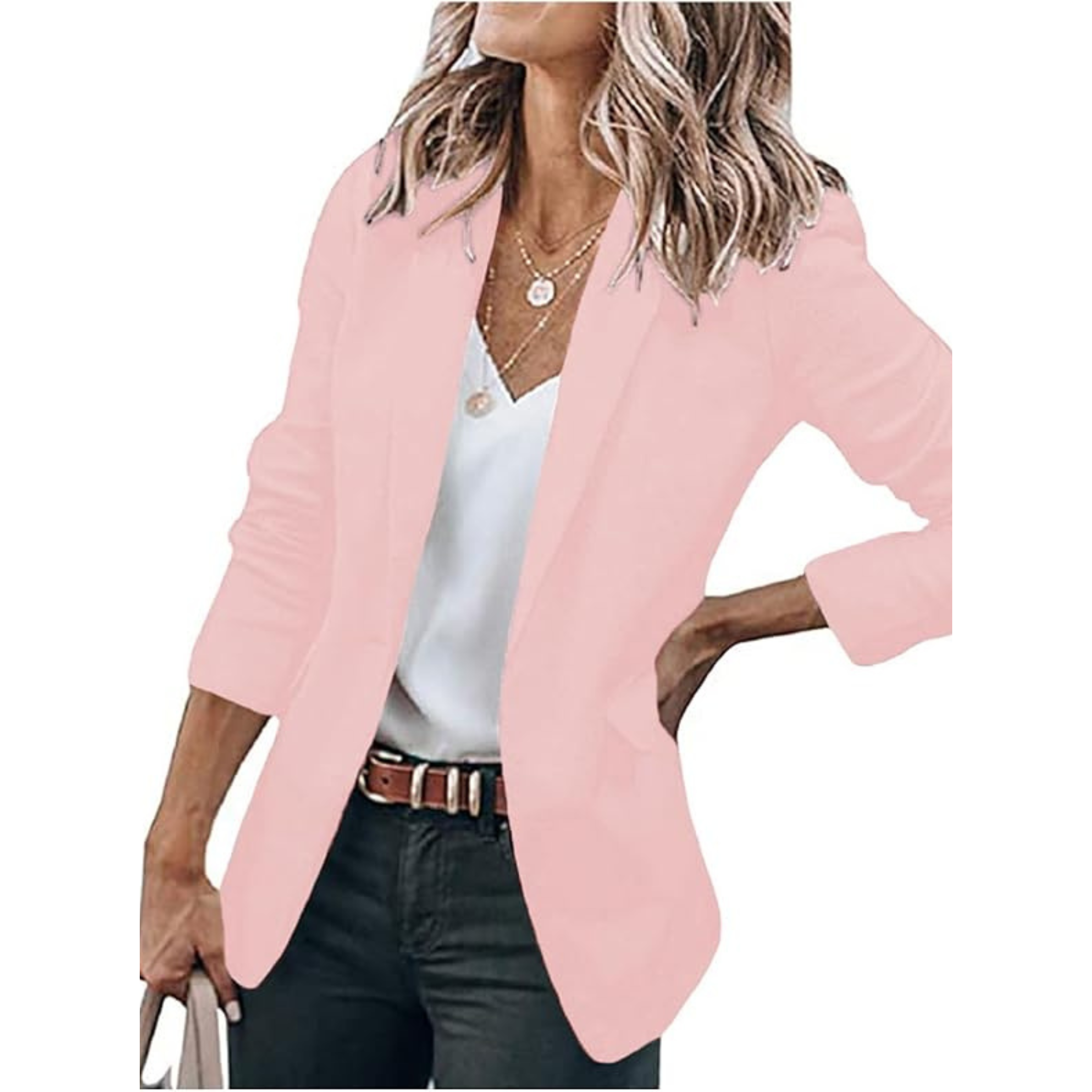 Damen Reverskragen Sommer Blazer