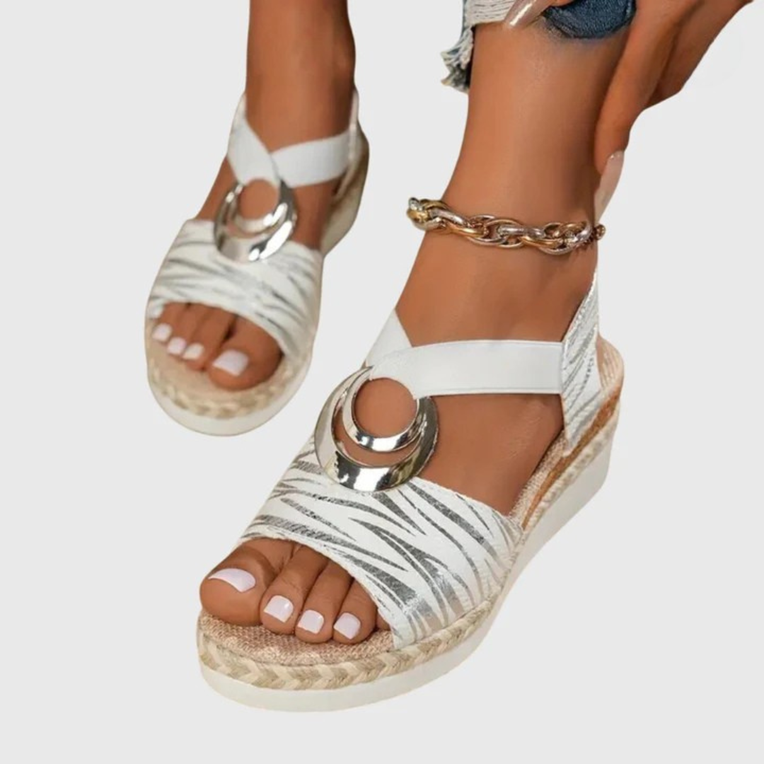 Damen Sommer Orthopädsiche Plateau Sandalen