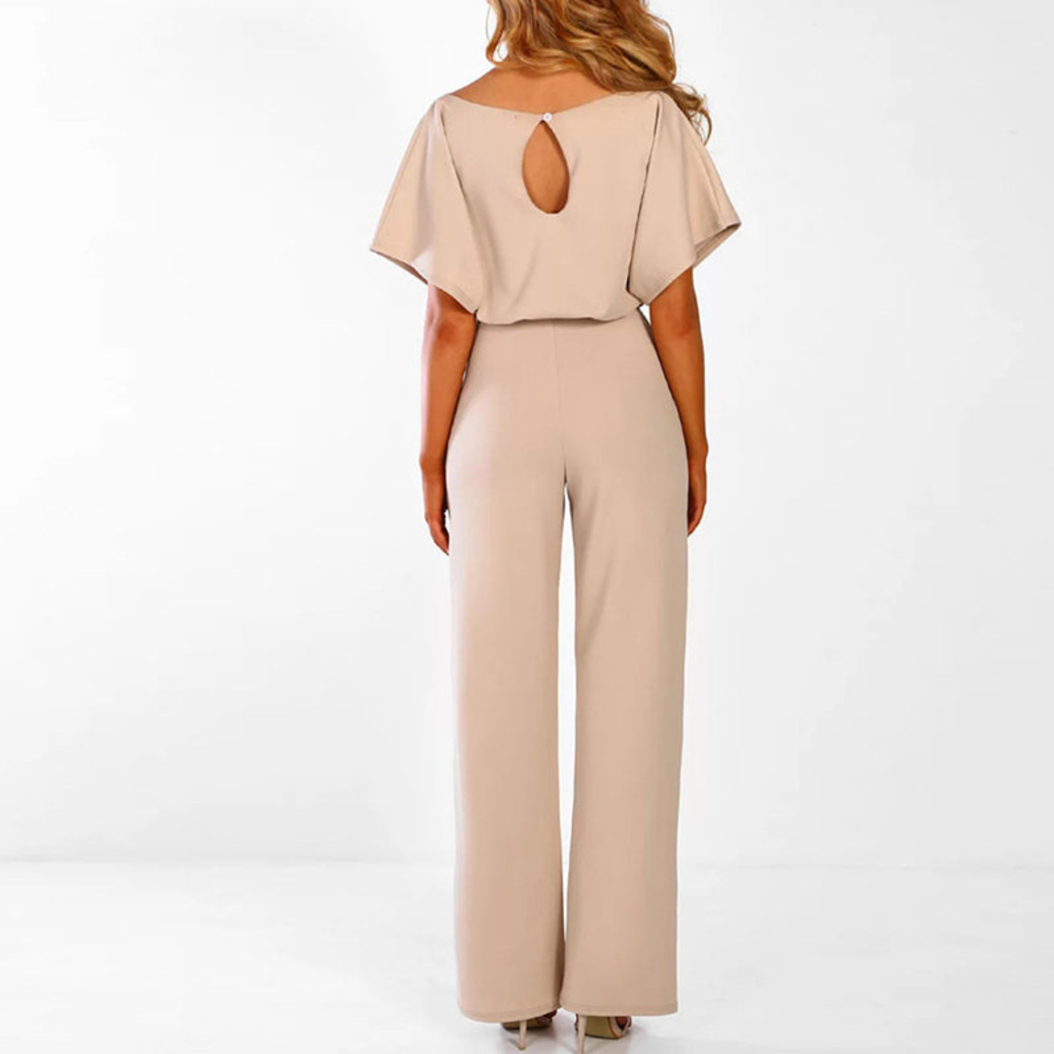 Damen Sommer Weites Bein Jumpsuit