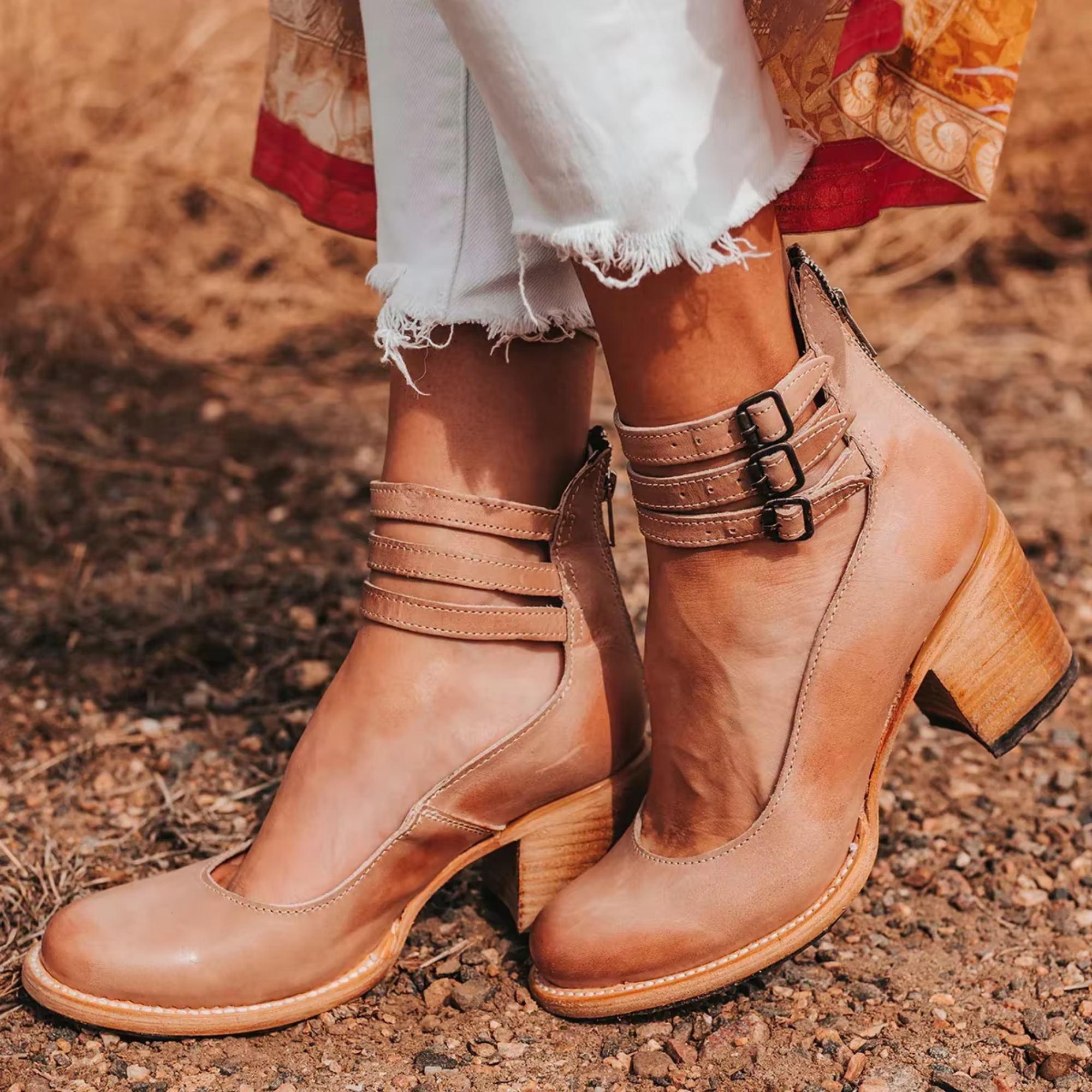 Damen Elegante Sandale mit flachem Absatz im Sommer-Stil