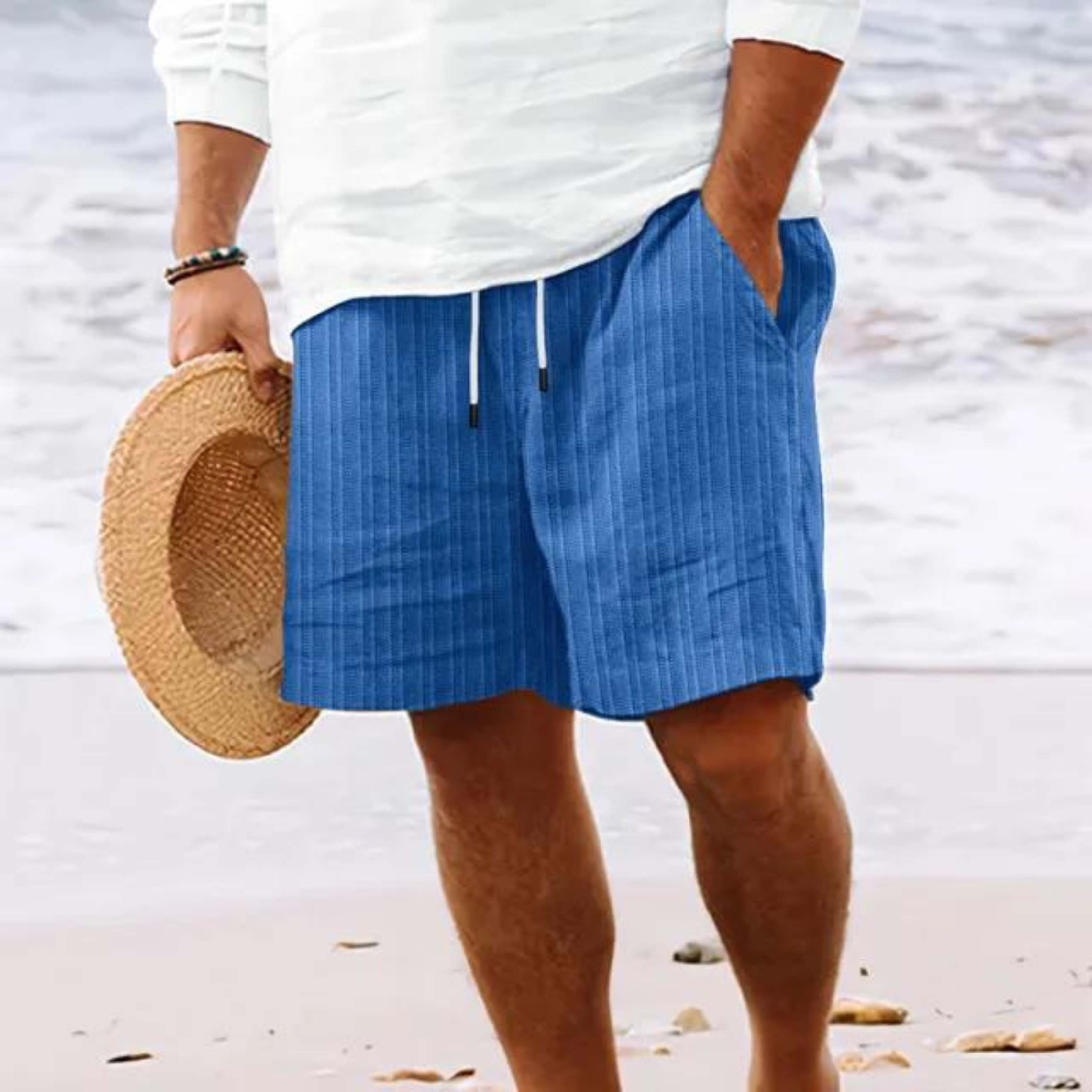 Herren Elastischer Bund Sommer Shorts