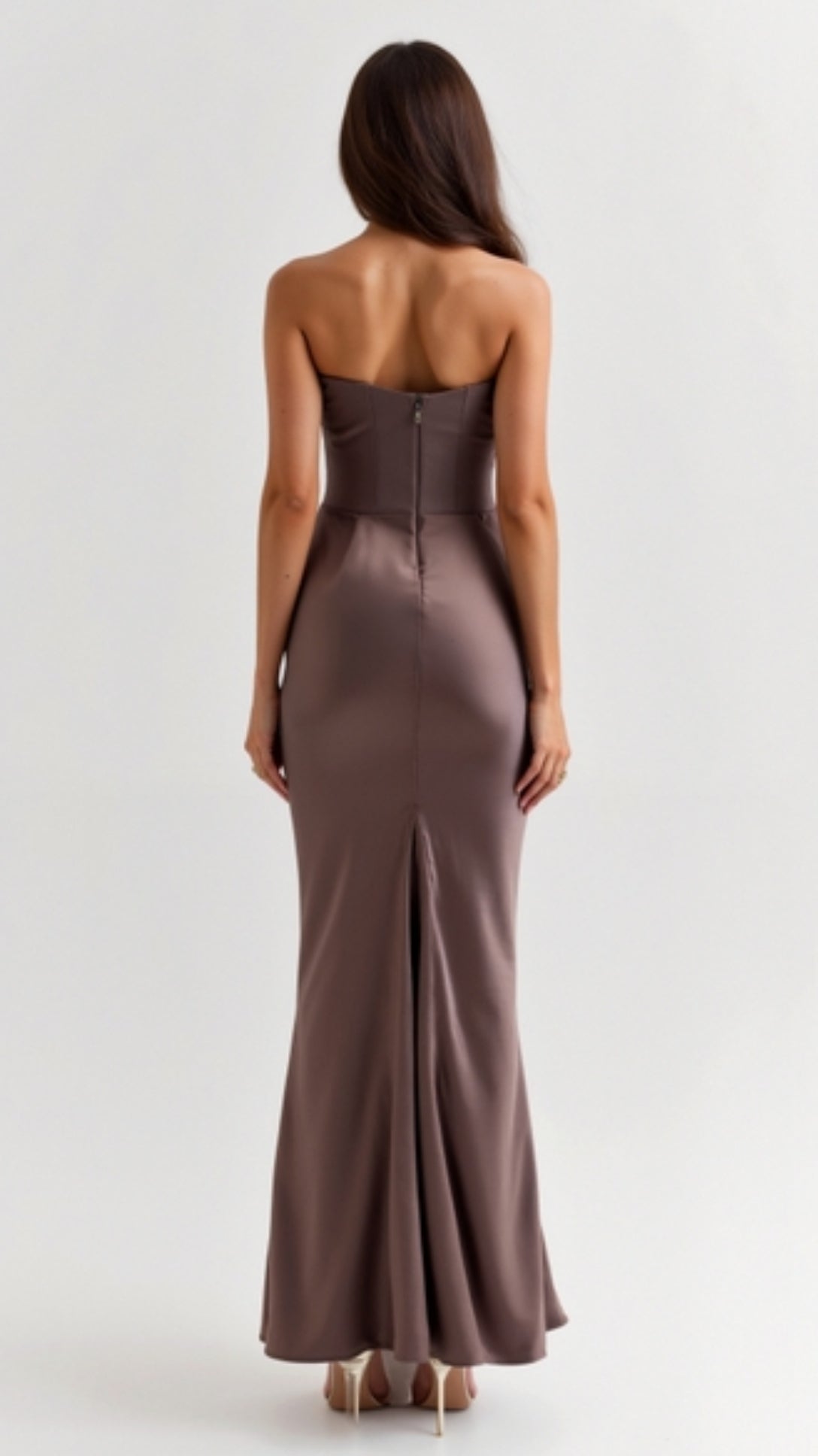Damen Festliches Korsett Maxi Hochzeitsgastkleid