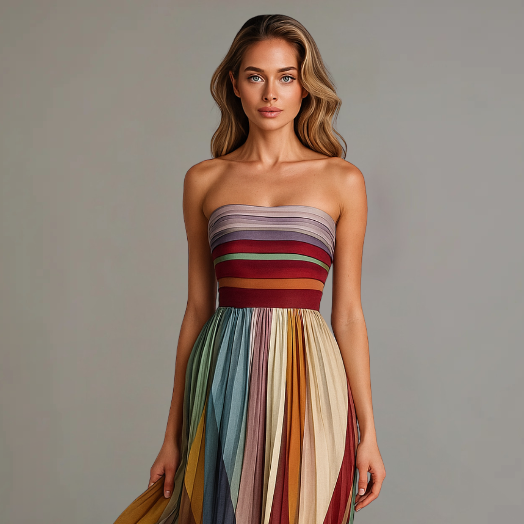 Damen Festliches Maxikleid mit glamourösem Schnitt und elegantem Look