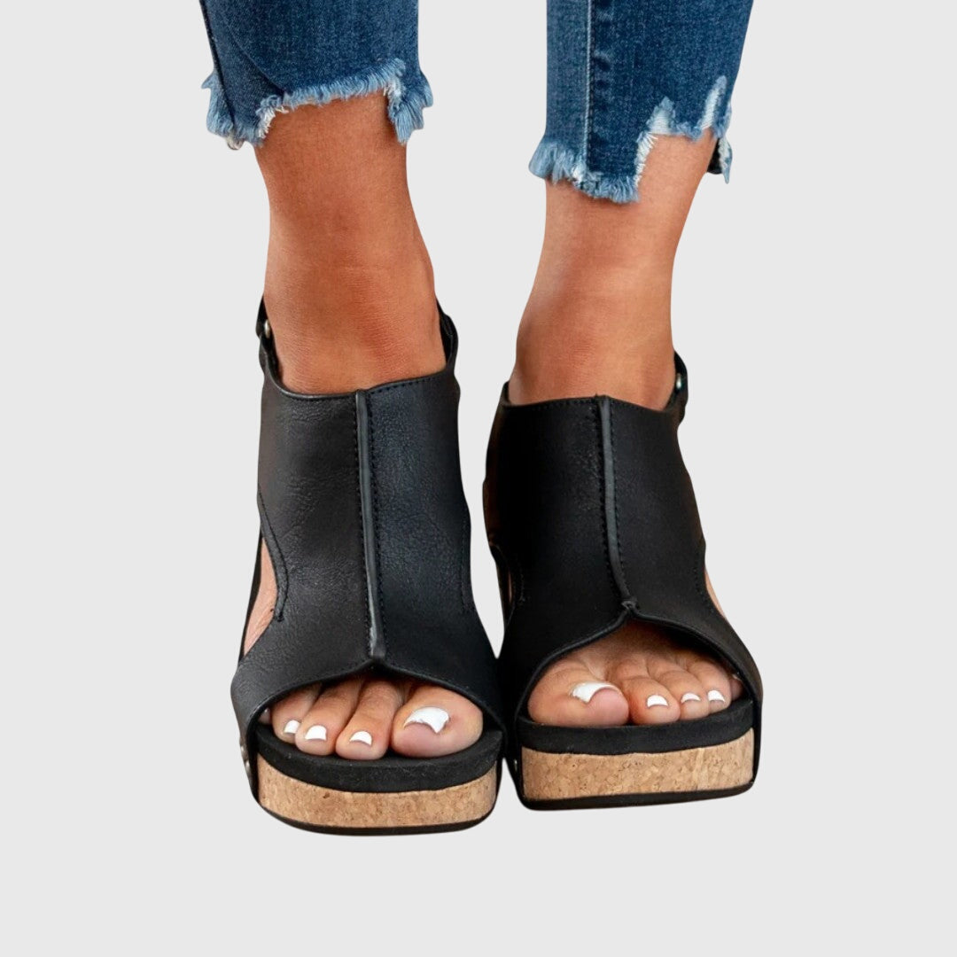Damen Orthopädische Sommer Plateau Sandalen