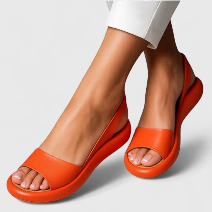 Damen Sommer Orthopädische Plateau Sandalen