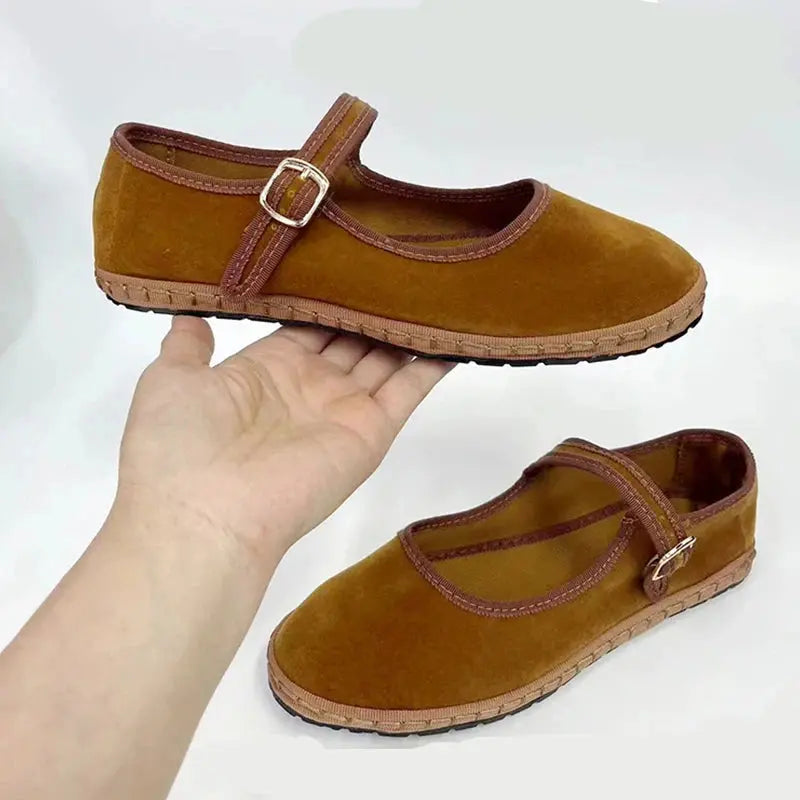 Damen Mary Jane Ballerina im eleganten Design