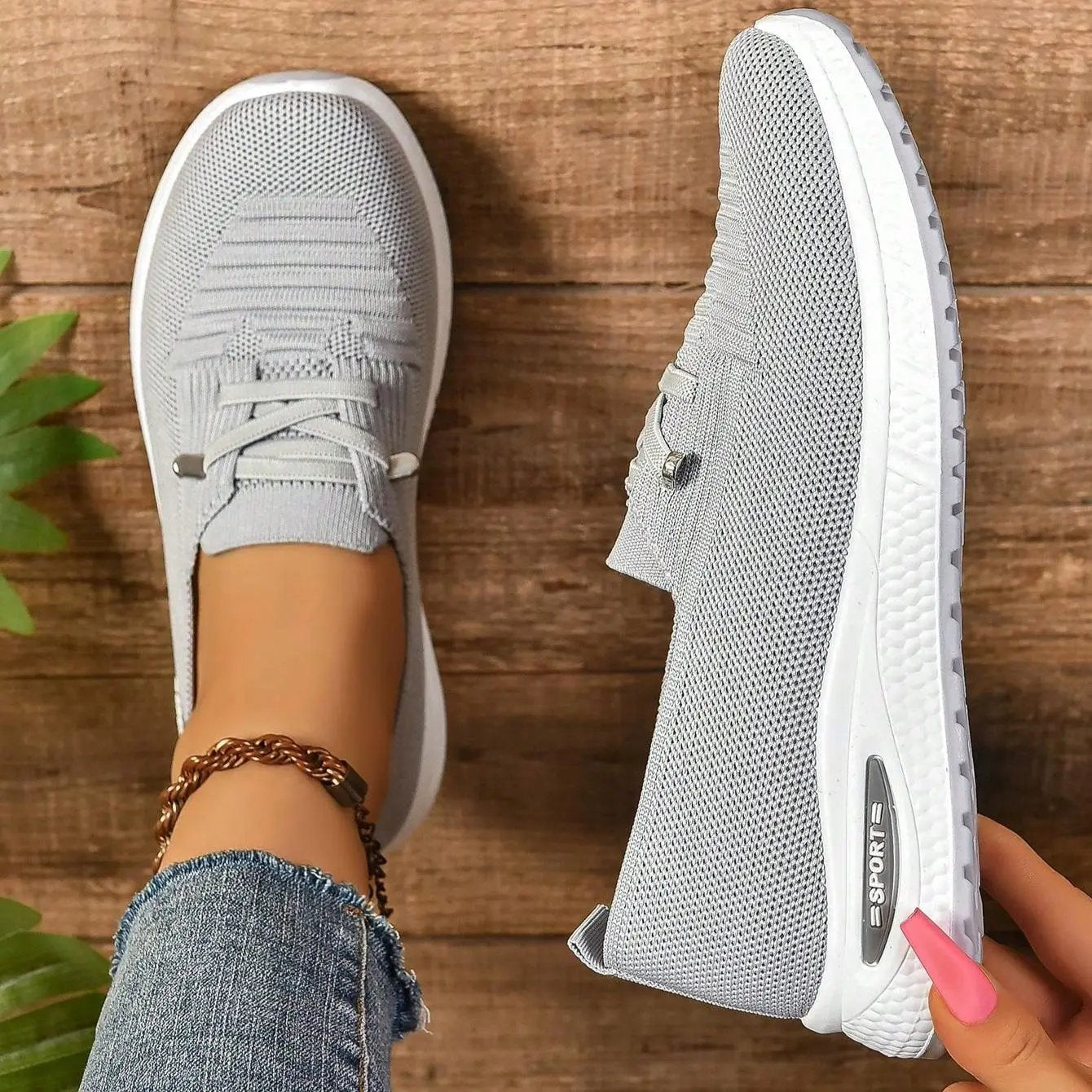 Damen Sneaker Slip-On im komfortablen Design