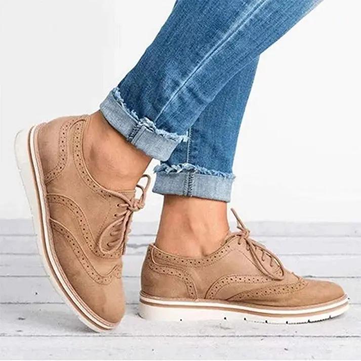 Damen Sneaker im Brogue-Stil | Eleganter Komfort für Frühling und Sommer