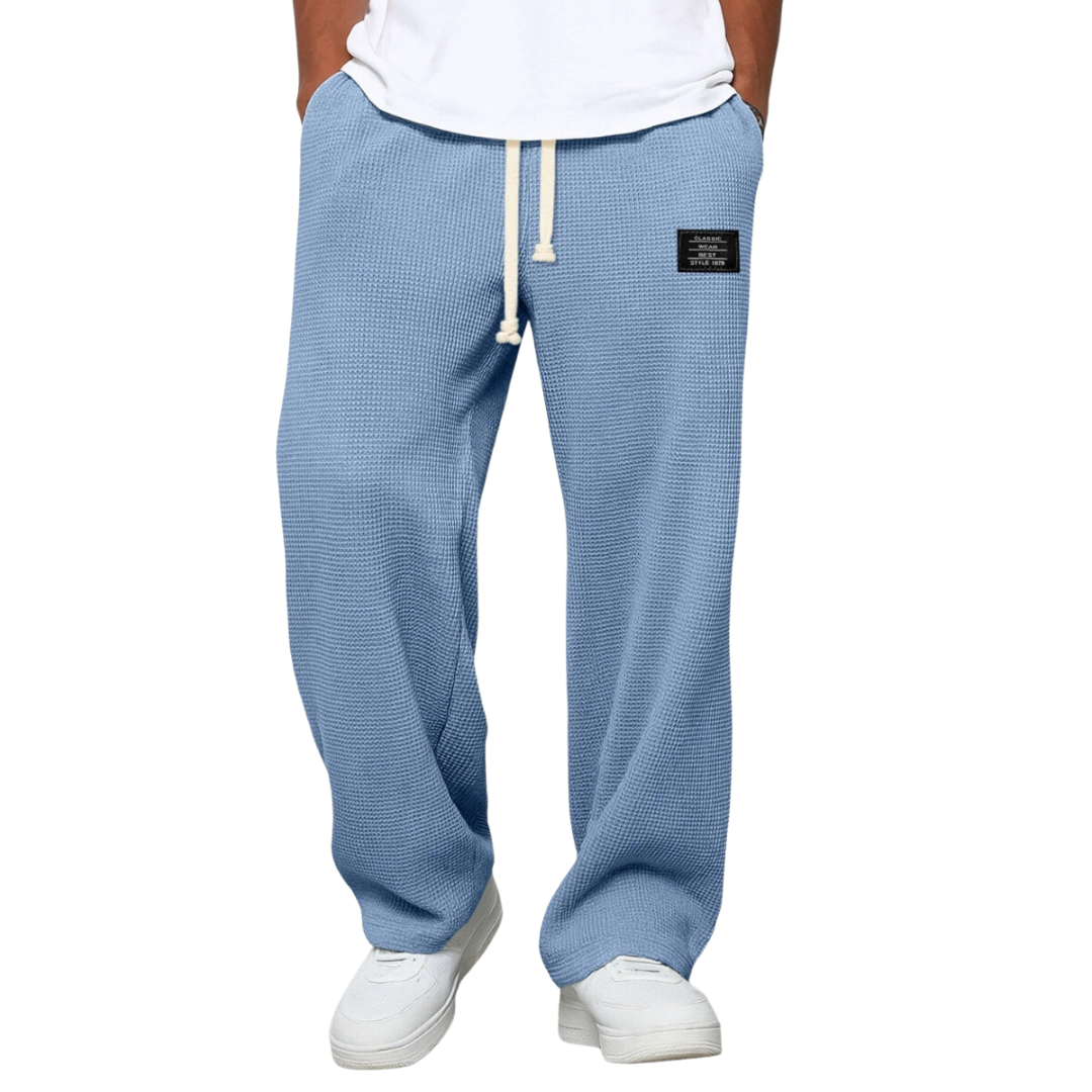 Herren Sommer Elastischer Bund Casual Weite Hose