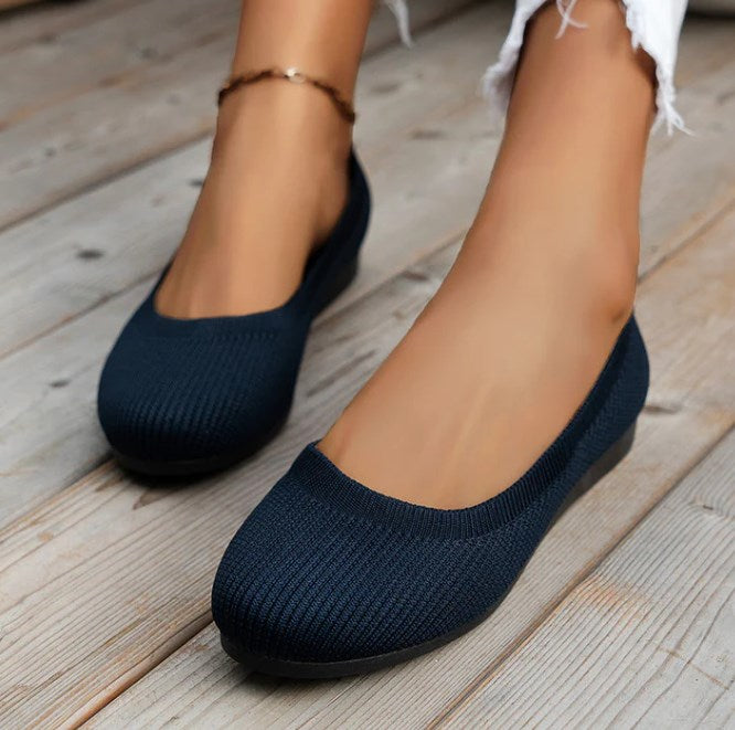 Damen Klassisch Round Orthopädische Ballerinas