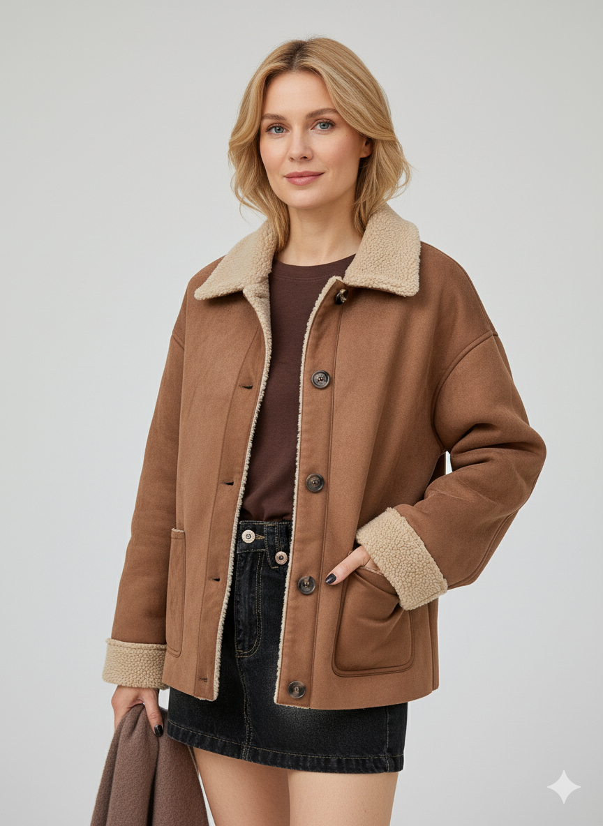 Wintermantel Mit Stehkragen Für Damen