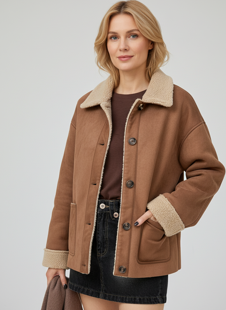 Wintermantel Mit Stehkragen Für Damen