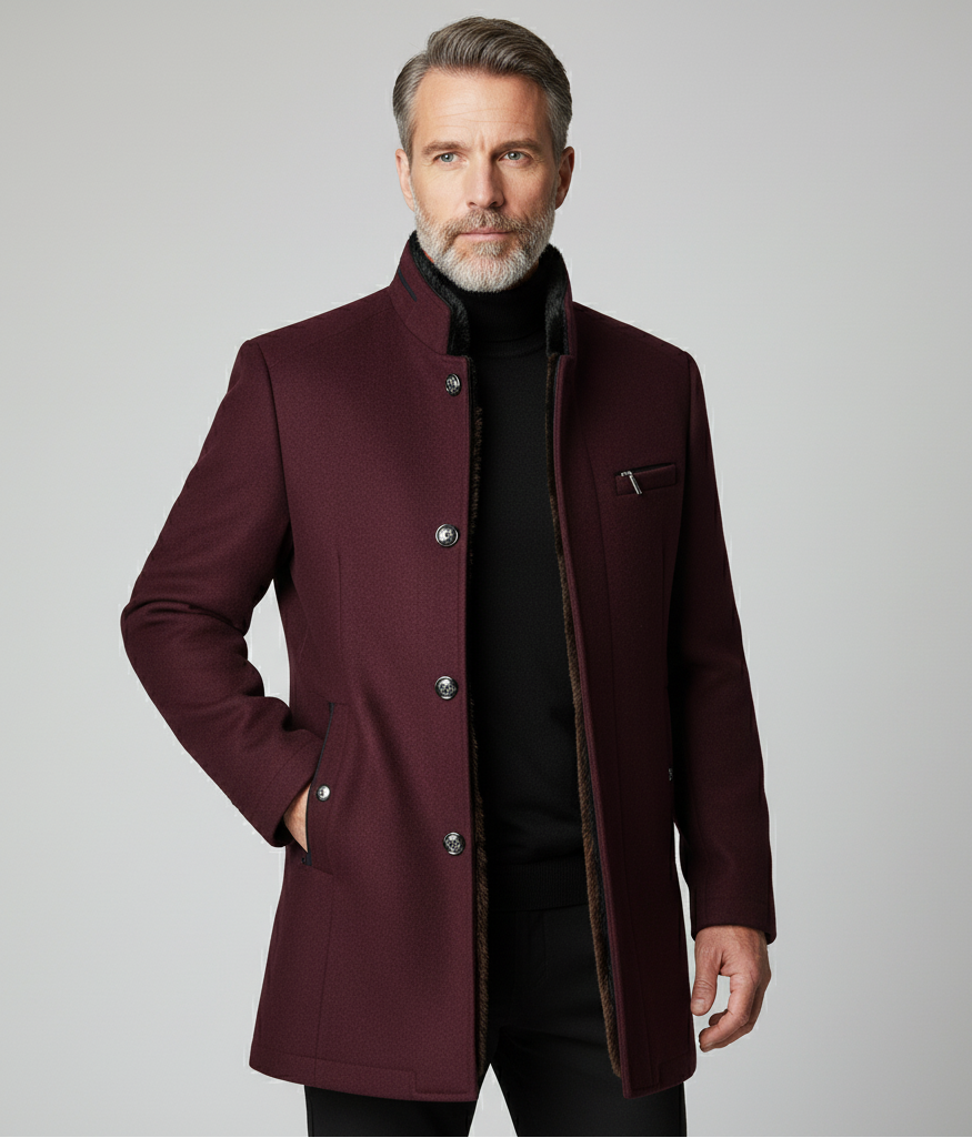 Langer Trenchcoat mit klassischem Schnitt