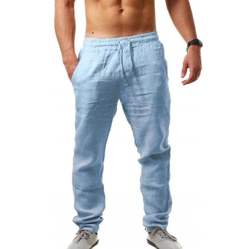 Herren Freizeithose mit Kordelzug | Bequeme Sommerhose