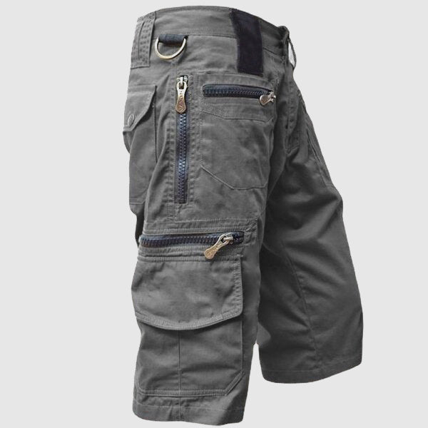 Herren Cargo Shorts knielang | gerader Schnitt