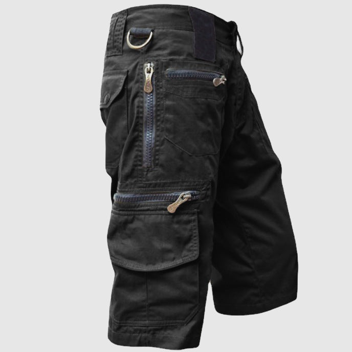 Herren Cargo Shorts knielang | gerader Schnitt