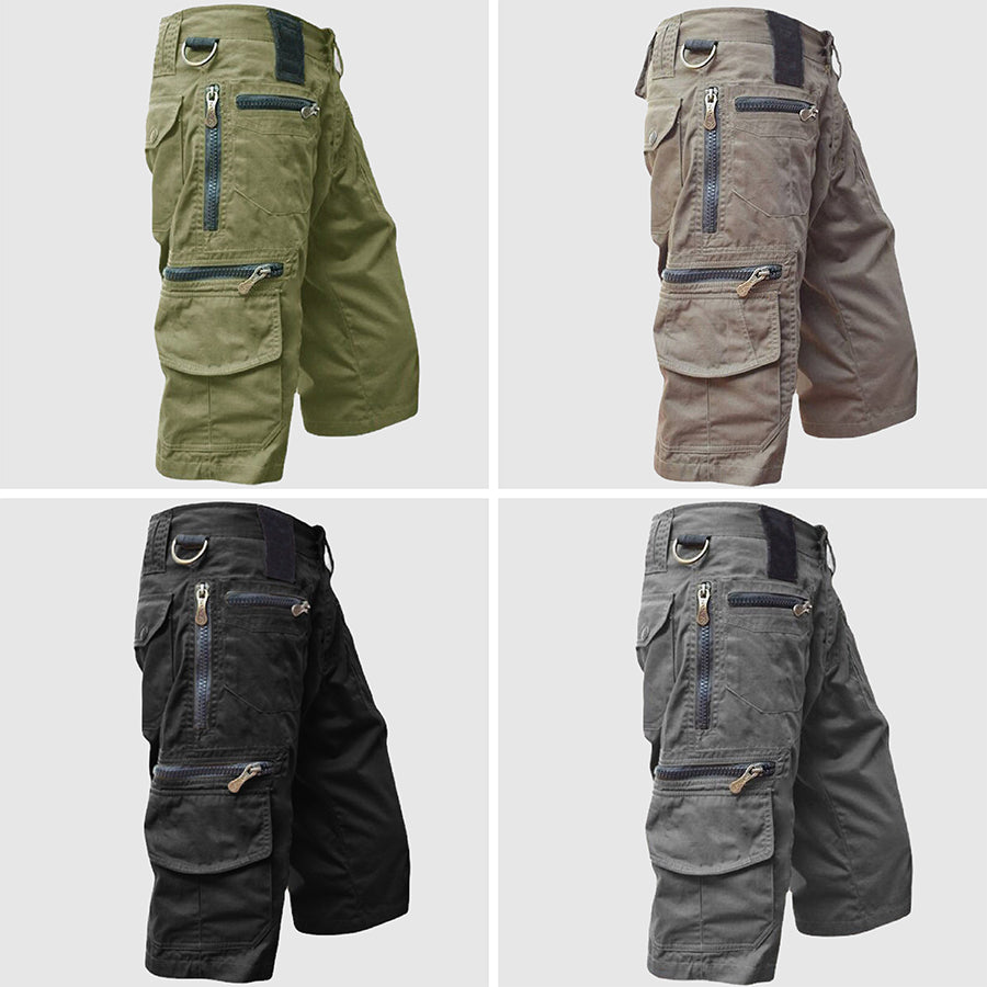 Herren Cargo Shorts knielang | gerader Schnitt
