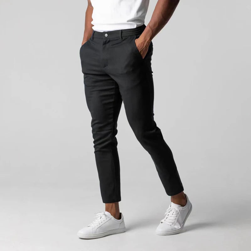 Herren Slim-fit Chino Hose mit Stretch