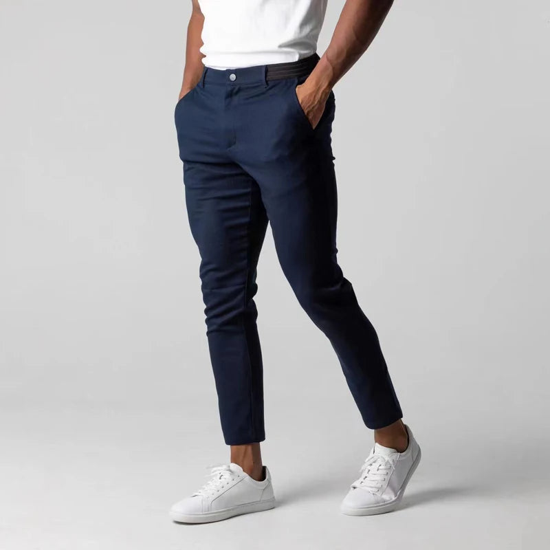 Herren Slim-fit Chino Hose mit Stretch