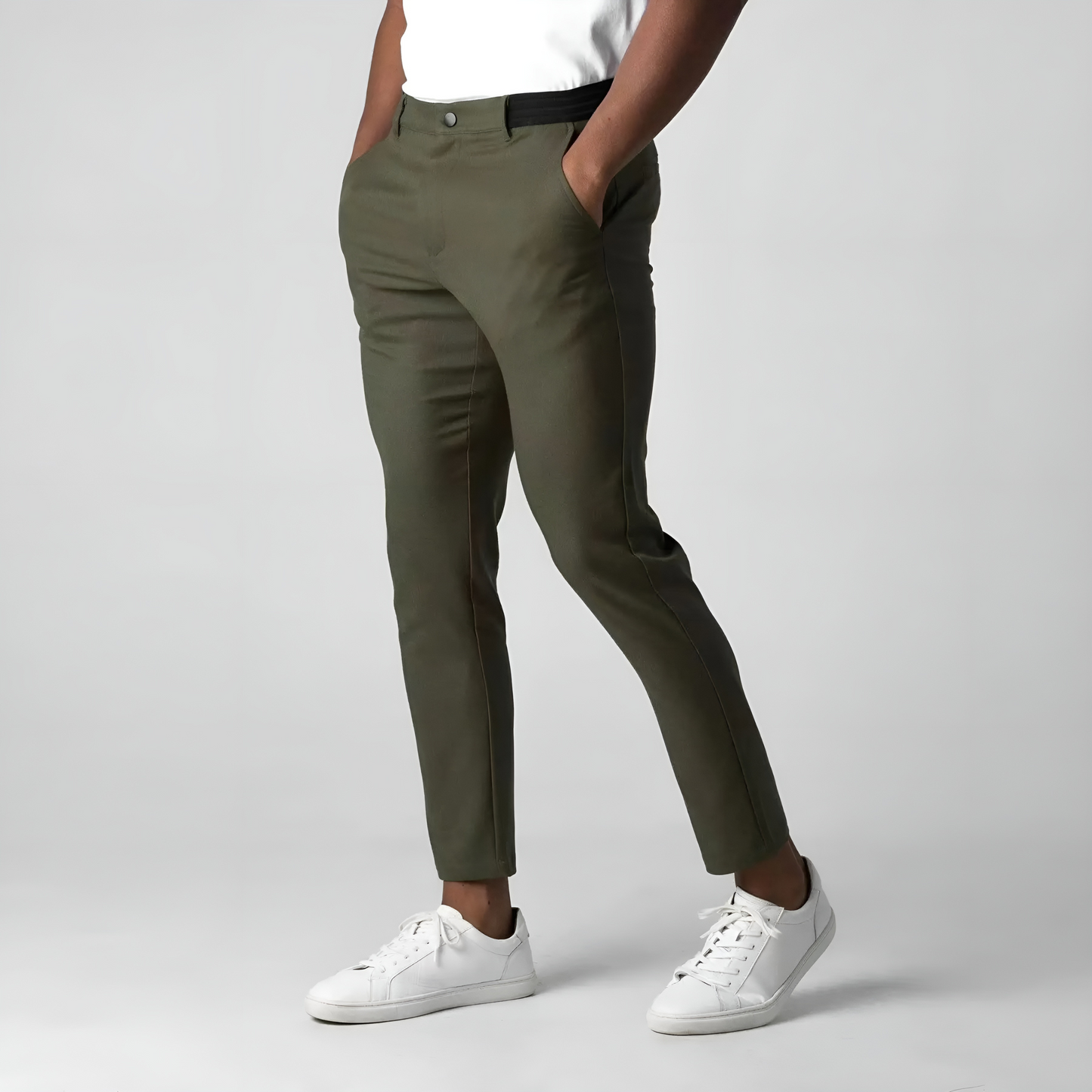 Herren Slim-fit Chino Hose mit Stretch