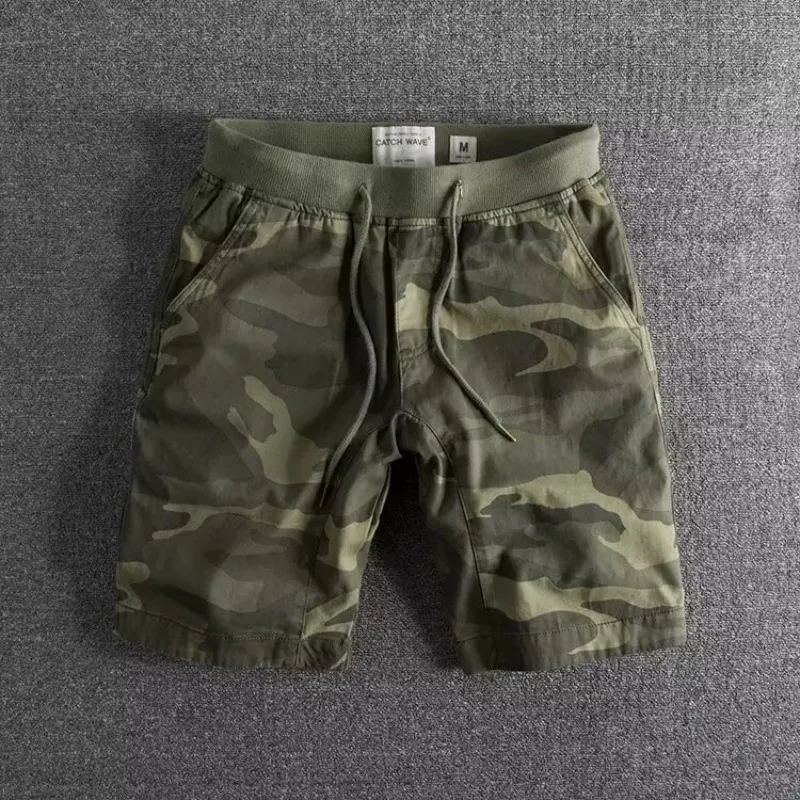 Herren Shorts mit Camouflage-Design für Freizeit