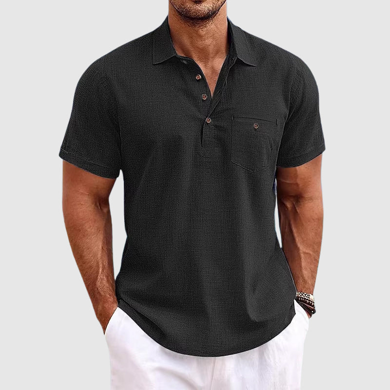 Herren Slim-Fit Poloshirt mit stilvoller Optik