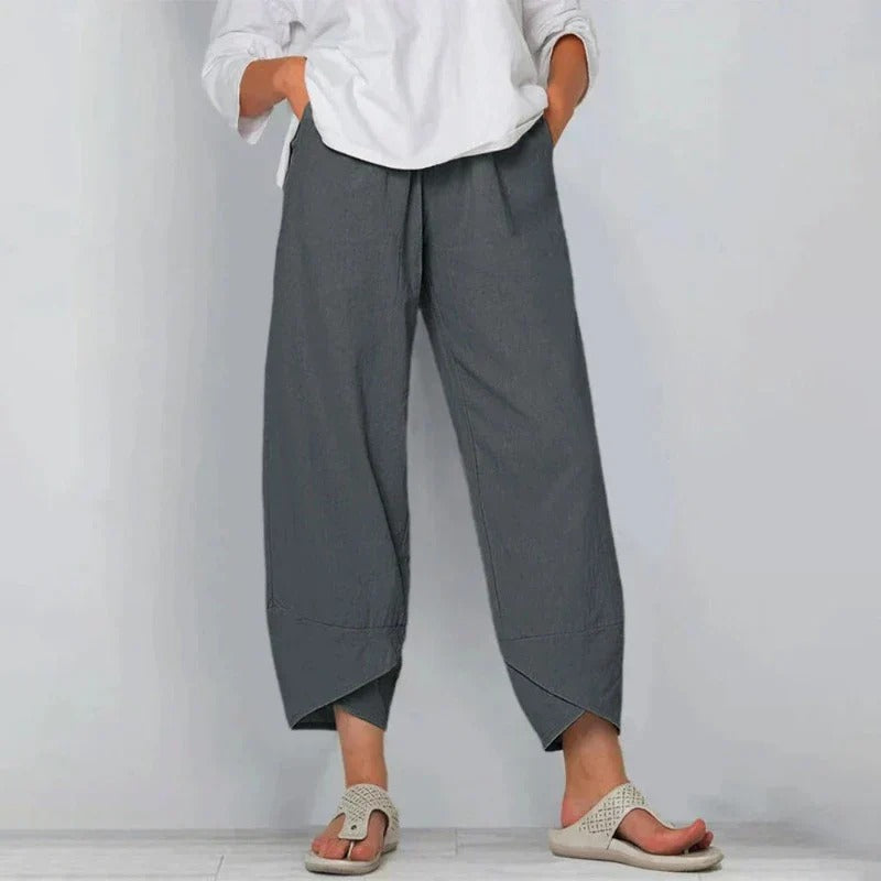Damen Leichte Sommerhose im schicken Alltagsstil