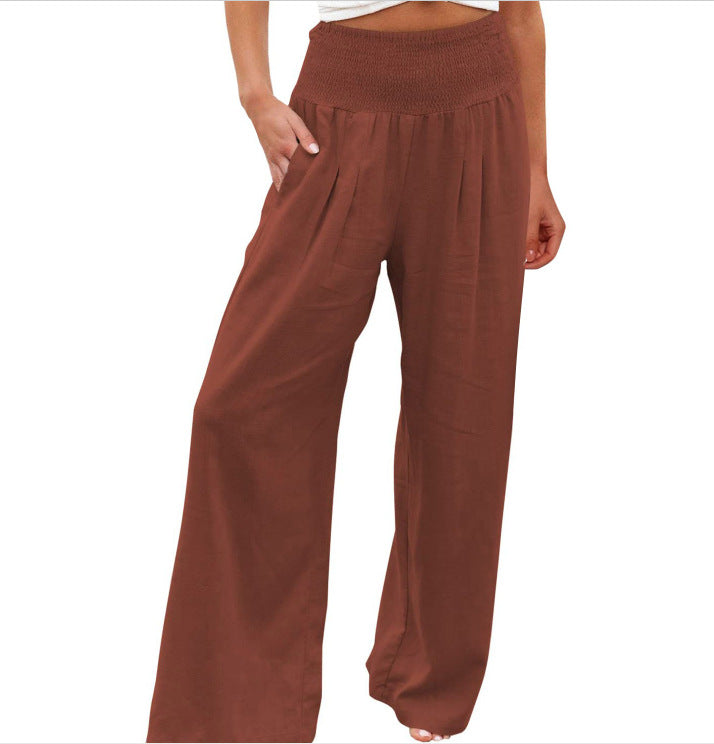 Luftige Damen Palazzo Hose