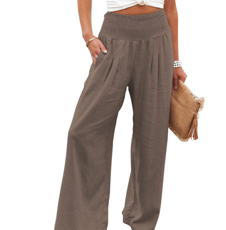 Luftige Damen Palazzo Hose