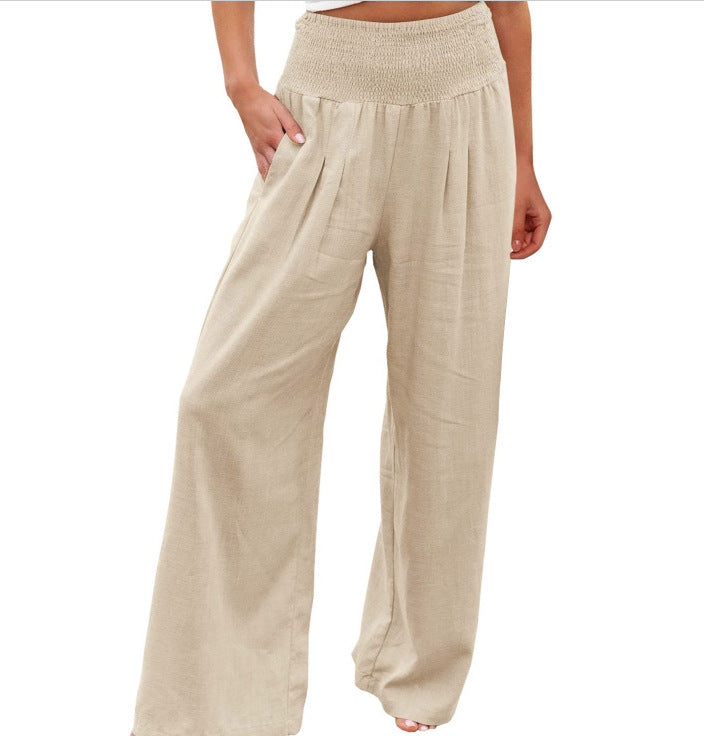 Luftige Damen Palazzo Hose