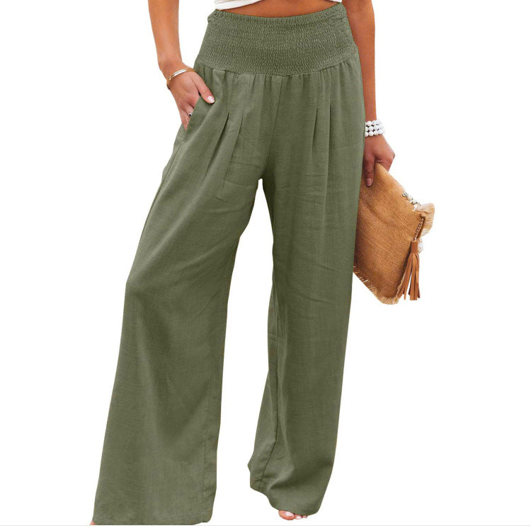 Luftige Damen Palazzo Hose