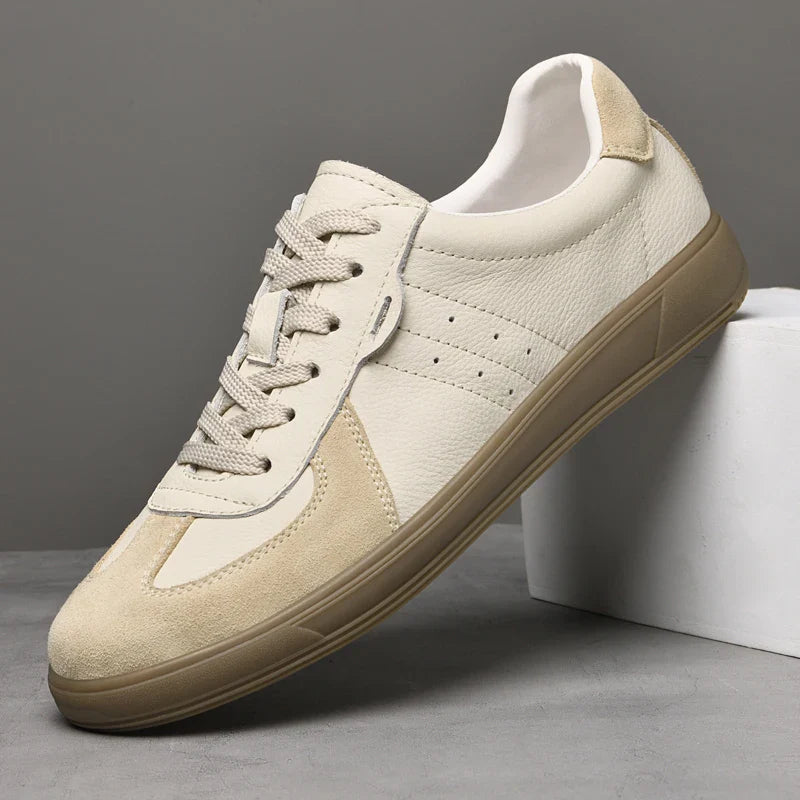 Herren Schnürung Perforiert Casual Sneakers