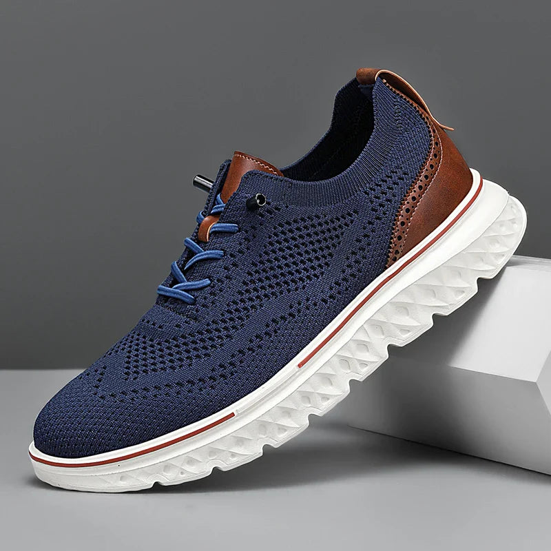 Herren Sneaker mit dicker Sohle und Schnürsenkel