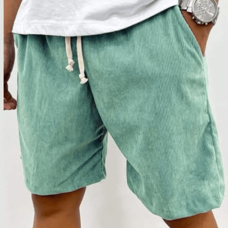 Herren Freizeit Gerippte Sommer Kurze Hose
