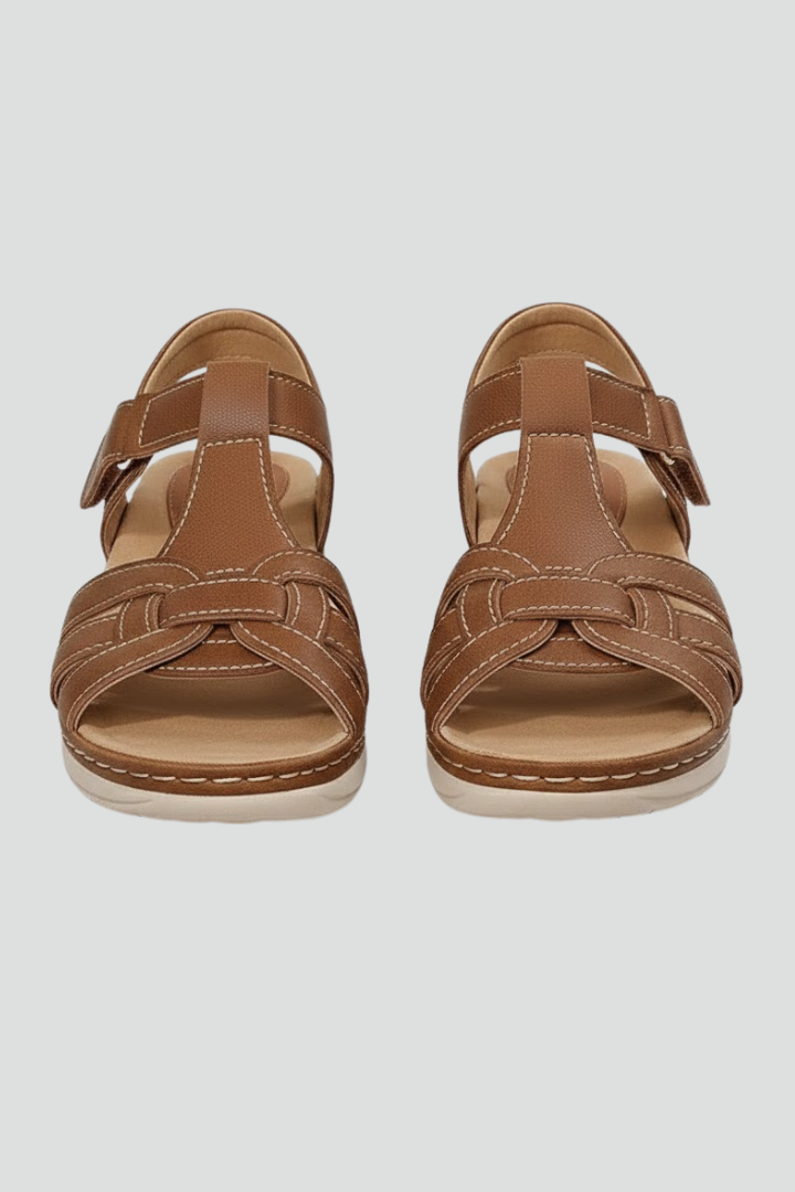 Damen Offene Zehenpartie Riemchen Sommer Sandalen