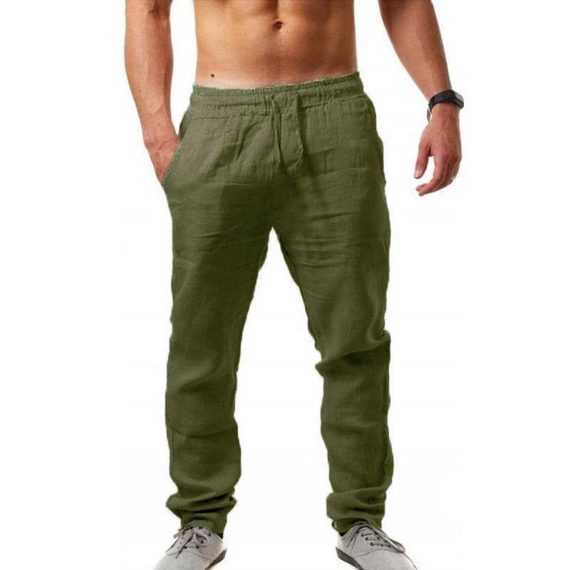 Herren Freizeithose mit Kordelzug | Bequeme Sommerhose