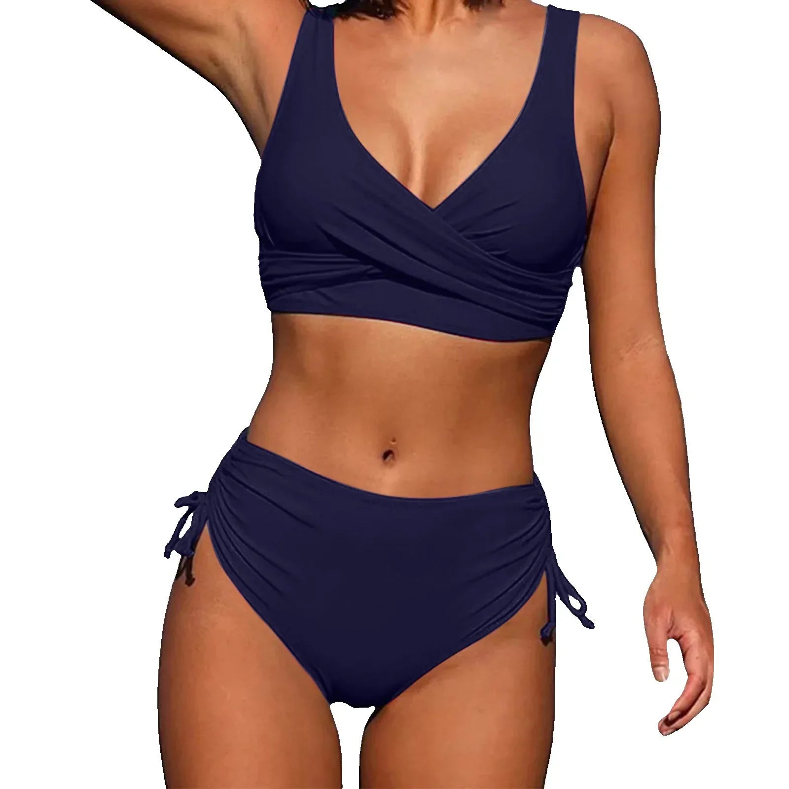 Damen Sommer V Ausschnitt Bikini