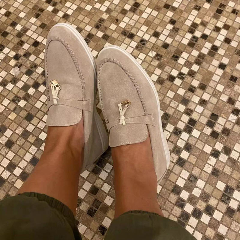 Damen Lässige Flache Casual Loafer